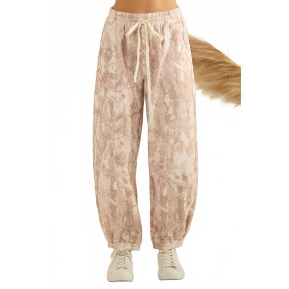 NOBRAND Pants - NEW NOBRAND camo french terry pants in pink